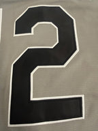 Dodgers Vin Scully Patch Gold Trim Vapor Premier Limited Custom Jersey ¨C Royal White Baseball Jersey