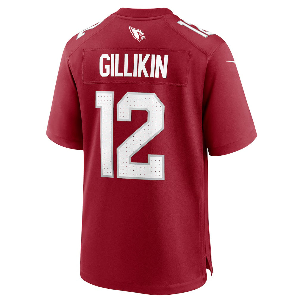 A.Cardinals #12 Blake Gillikin Cardinal Team Game Stitched Football American Jersey