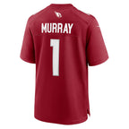 A.Cardinals #1 Kyler Murray Cardinal Game Player Stitched Football American Jersey