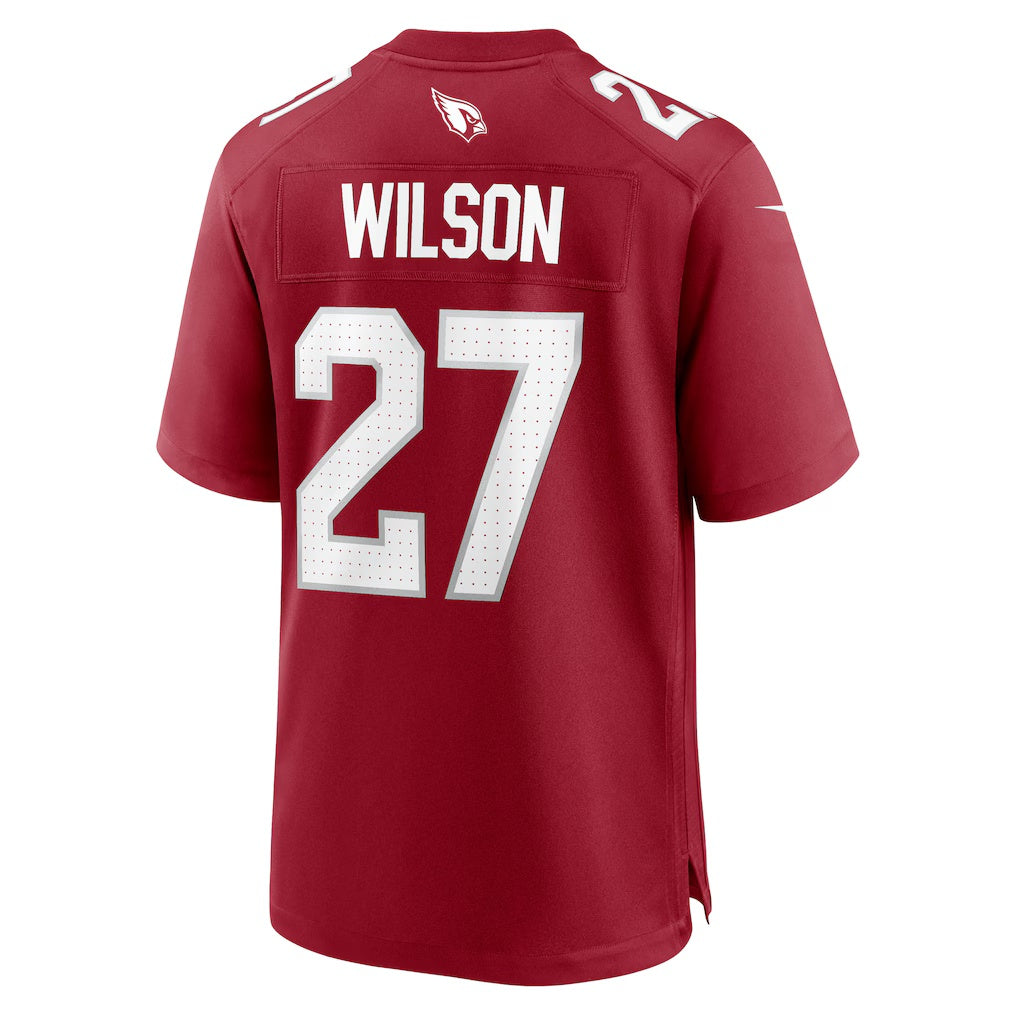 A.Cardinals #27 Divaad Wilson Cardinal Team Game Stitched Football American Jersey