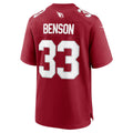 A.Cardinals #33 Trey Benson Cardinal Team Game Stitched Football American Jersey