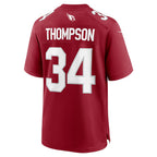 A.Cardinals #34 Jalen Thompson Cardinal Team Game Stitched Football American Jersey