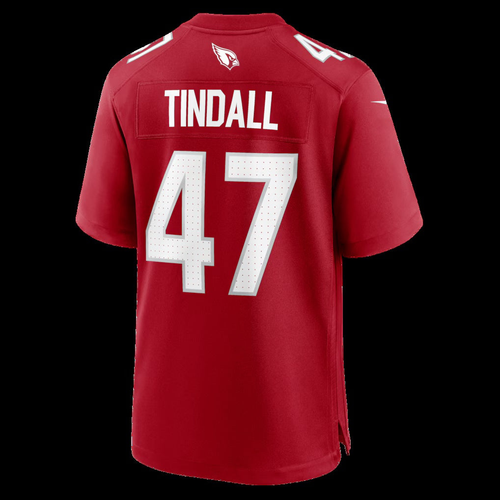A.Cardinals #47 Channing Tindall Cardinal Team Game Stitched Football American Jersey