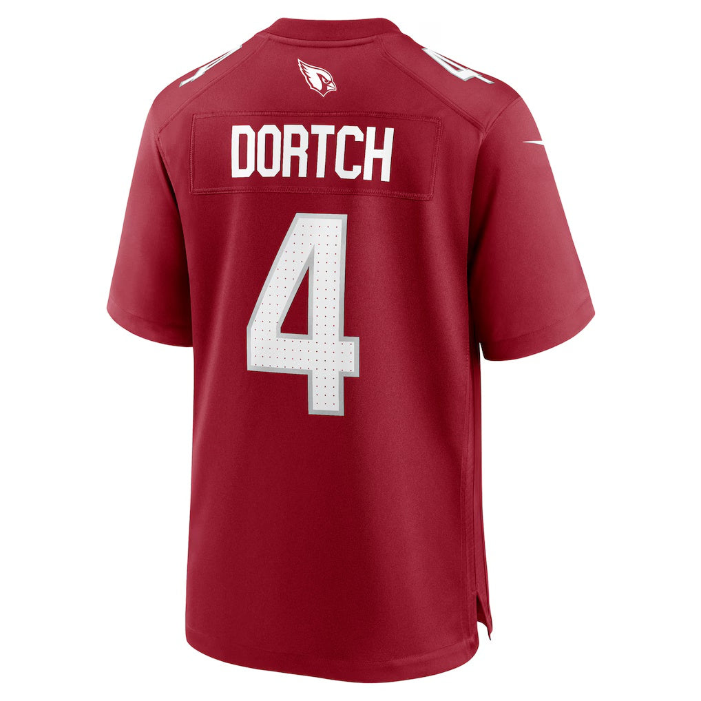 A.Cardinals #4 Greg Dortch Cardinal Team Game Stitched Football American Jersey