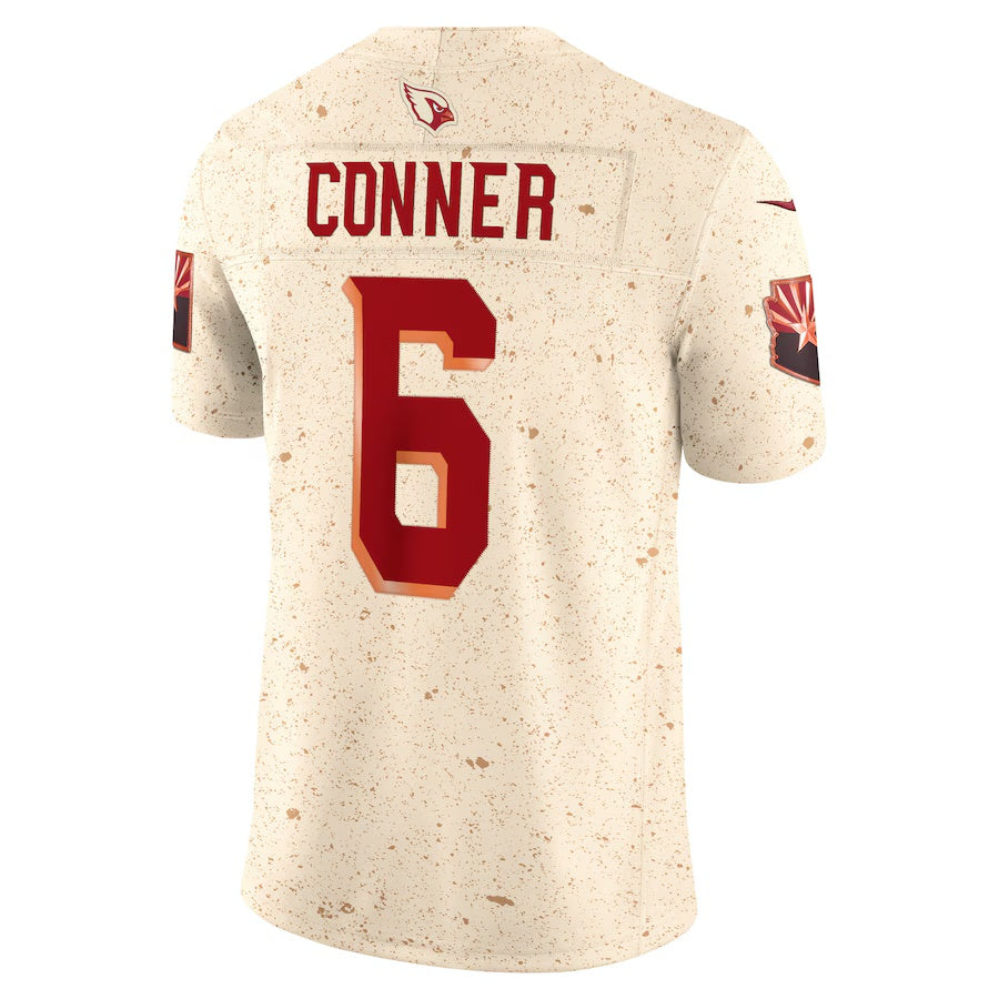 A.Cardinals #6 James Conner 2025 Rivalries Collection Limited Jersey - Natural