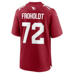 A.Cardinals #72 Hjalte Froholdt Cardinal Team Game Stitched Football American Jersey