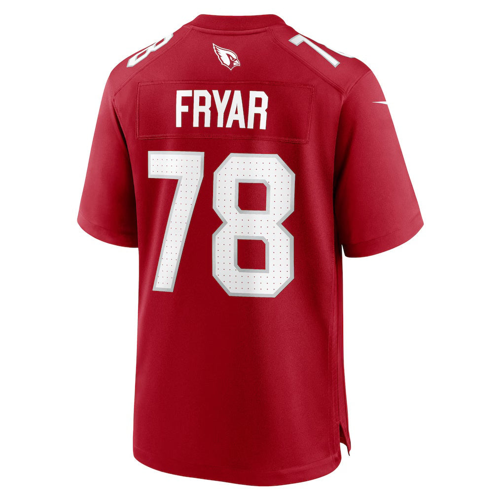A.Cardinals #78 Josh Fryar Cardinal Team Game Stitched Football American Jersey
