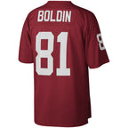 A.Cardinals #81 Anquan Boldin Mitchell & Ness Cardinal Legacy Replica Stitched Football American Jersey