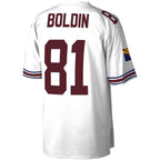 A.Cardinals #81 Anquan Boldin Mitchell & Ness White Legacy Replica Stitched Football American Jersey