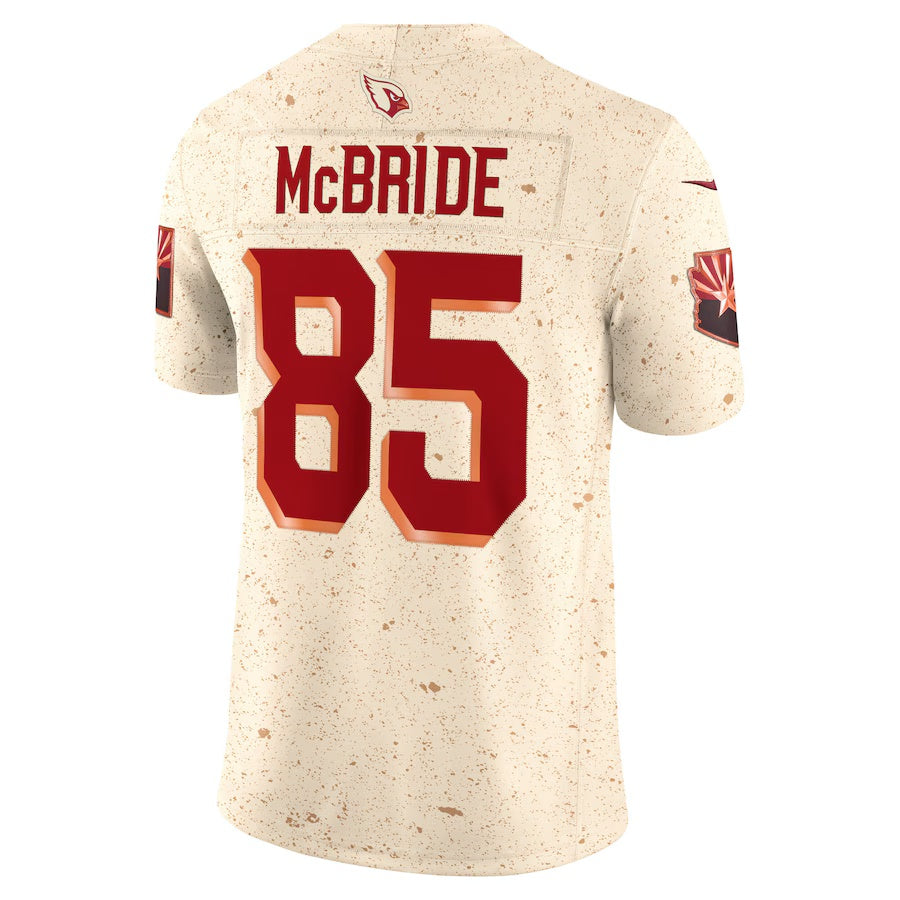 A.Cardinals #85 Trey McBride 2025 Rivalries Collection Limited Jersey - Natural