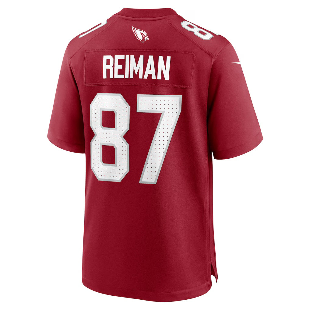A.Cardinals #87 Tip Reiman Cardinal Team Game Stitched Football American Jersey