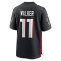 A.Falcons #11 Jalon Walker Black 2025 Draft First Round Pick Game Stitched Football American Jersey