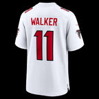 A.Falcons #11 Jalon Walker White Game Stitched Football American Jersey