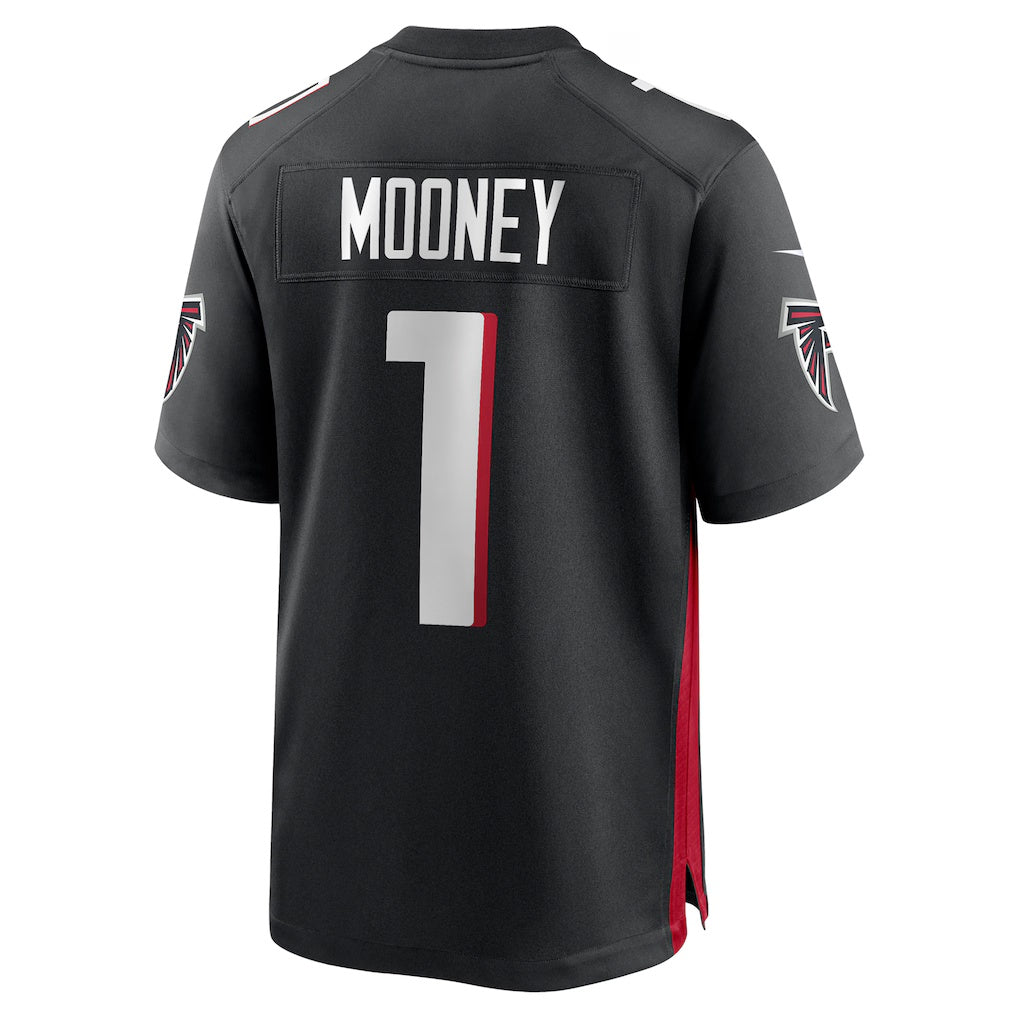 A.Falcons #1 Darnell Mooney Black Team Game Stitched Football American Jersey