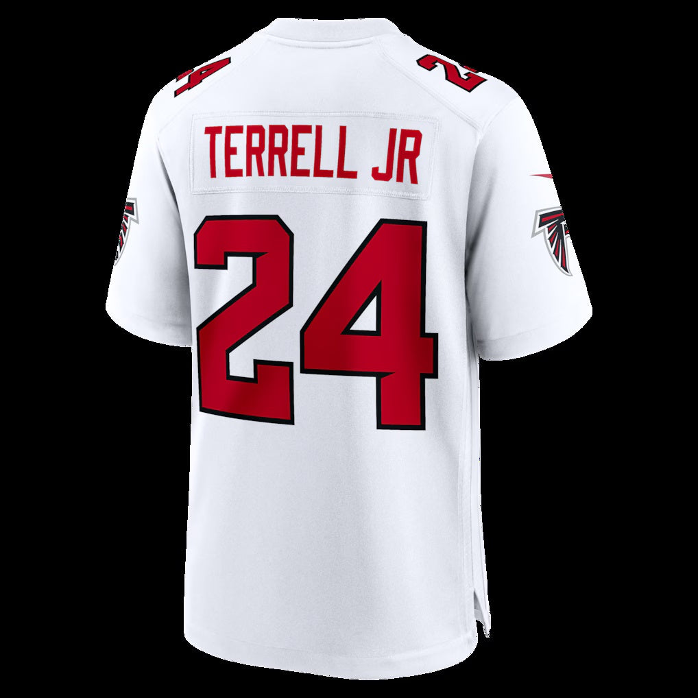 A.Falcons #24 A.J. Terrell White Game Stitched Football American Jersey