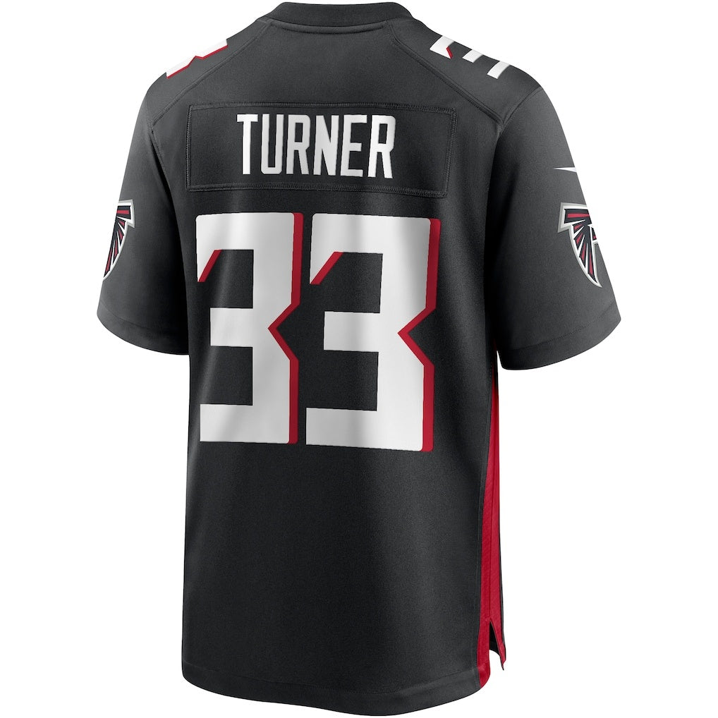 A.Falcons #33 Michael Turner Black Game Retired Player Stitched Football American Jersey