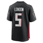 A.Falcons #5 Drake London Black Player Game Stitched Football American Jersey