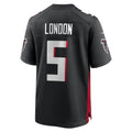 A.Falcons #5 Drake London Black Vapor F.U.S.E. Limited Stitched Football American Jersey