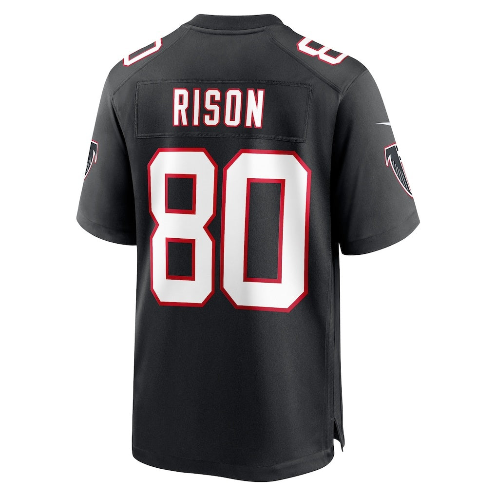 A.Falcons #80 Andre Rison Black Retired Player Stitched Football American Jersey
