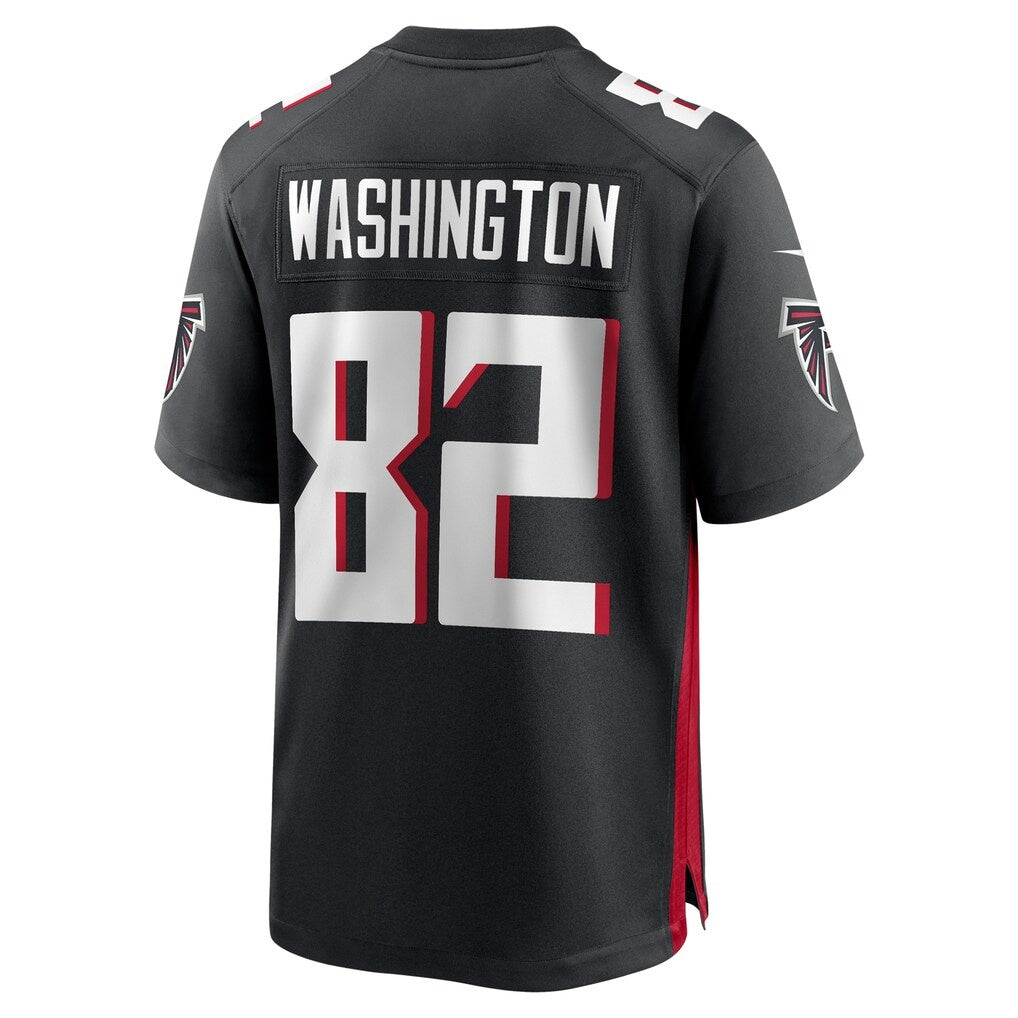 A.Falcons #82 Casey Washington Black Team Game Stitched Football American Jersey