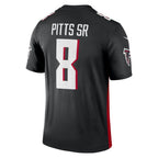 A.Falcons #8 Kyle Pitts Sr. Black Legend Player Performance Top Stitched Football American Jersey