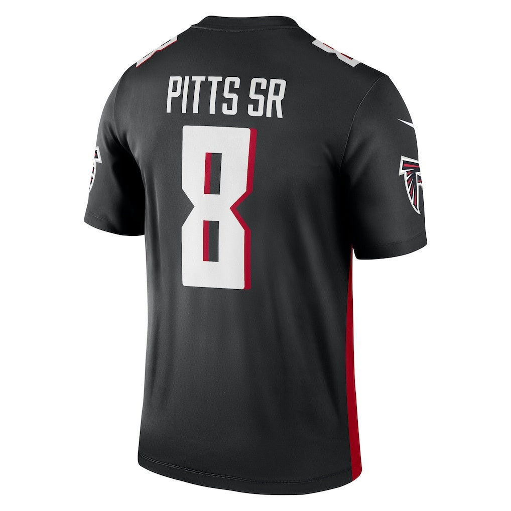 A.Falcons #8 Kyle Pitts Sr. Black Legend Player Performance Top Stitched Football American Jersey