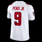 A.Falcons #9 Michael Penix Jr. White Vapor F.U.S.E. Sewn Down Limited Stitched Football American Jersey