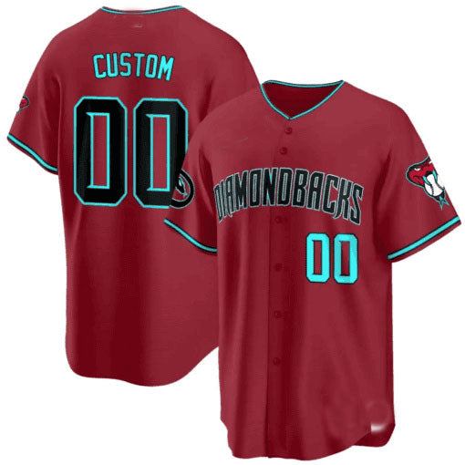 Arizona Diamondbacks 2024 Cool Base Custom Jersey â€?All Stitched-Red Baseball Jersey