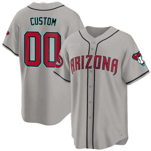 Arizona Diamondbacks 2024 Cool Base Custom Jersey â€?Gray Baseball Jersey