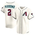 Arizona Diamondbacks #2 Geraldo Perdomo Cream Home Limited Player Baseball Jersey