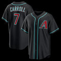 Arizona Diamondbacks #7 Corbin Carroll Black Alternate Replica Baseball Jersey