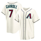 Arizona Diamondbacks #7 Corbin Carroll Cream Home Replica Baseball Jersey