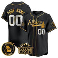 Atlanta Braves Atliens Vapor Premier Limited Custom Jersey â€?Black Baseball Jersey