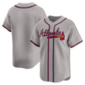 Atlanta Braves Gray Road Limited Baseball Jersey