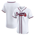 Atlanta Braves White Home Elite Baseball Jersey