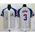 Atlanta Braves #3 Dale Murphy Number White 2023 City Connect Flex Base Stitched Baseball Jersey