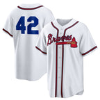 Atlanta Braves #42 White Home 2025 Jackie Robinson Day Replica Baseball Jersey