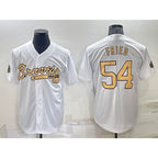 Atlanta Braves #54 Max Fried White 2022 All Star Stitched Cool Baseball Jersey