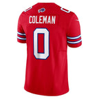 B.Bills #0 Keon Coleman Red Alternate Vapor F.U.S.E. Limited Stitched Football American Jersey