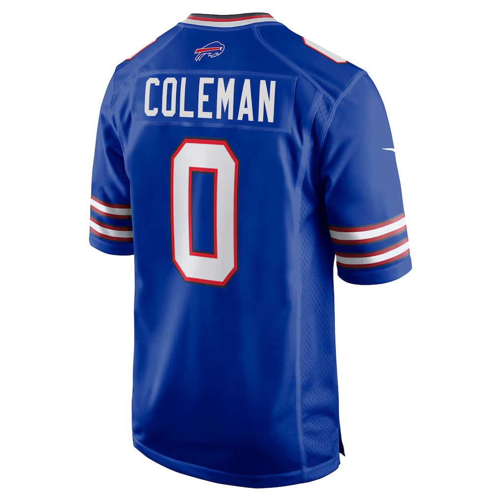 B.Bills #0 Keon Coleman Royal Player Game Stitched Football American Jersey
