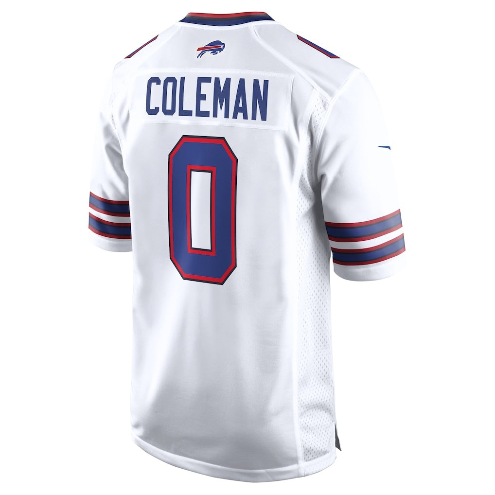 B.Bills #0 Keon Coleman White Game Stitched Football American Jersey