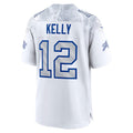 B.Bills #12 Jim Kelly 2025 Rivalries Collection Retired Player Game Jersey - White