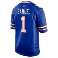 B.Bills #1 Curtis Samuel Royal Game Stitched Football American Jersey