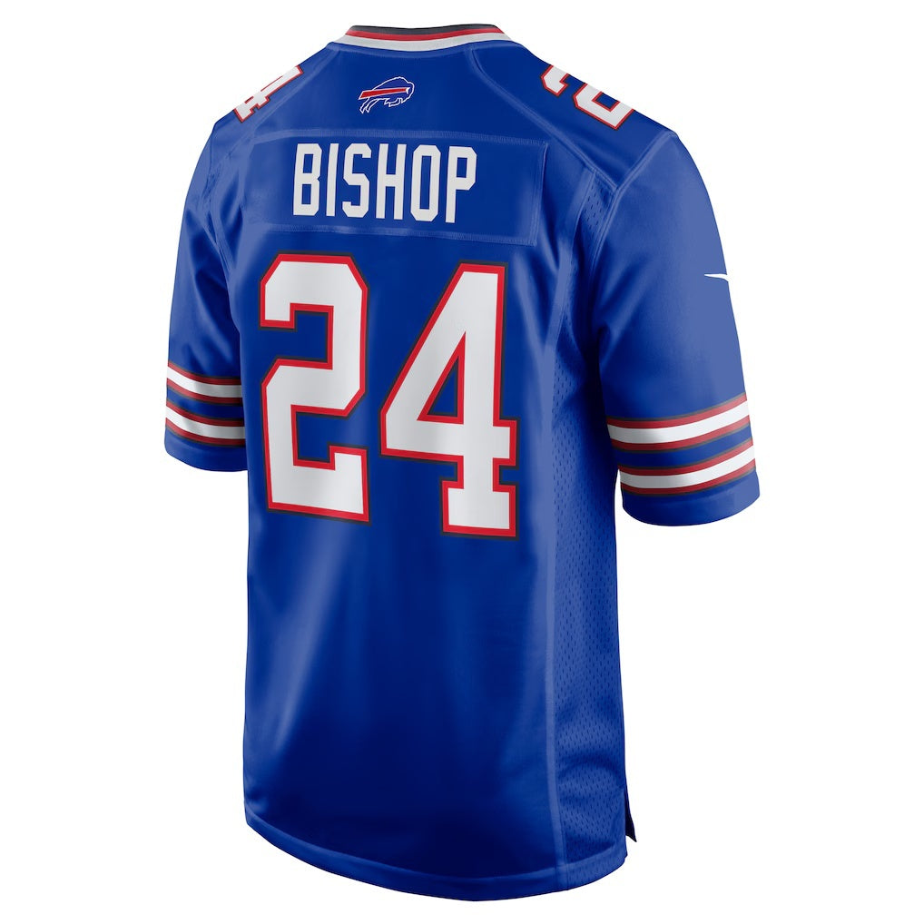 B.Bills #24 Cole Bishop Royal Game Stitched Football American Jersey