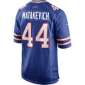 B.Bills #44 Tyler Matakevich Royal Game Player Stitched Football American Jersey