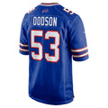 B.Bills #53 Tyrel Dodson Royal Game Player Stitched Football American Jersey