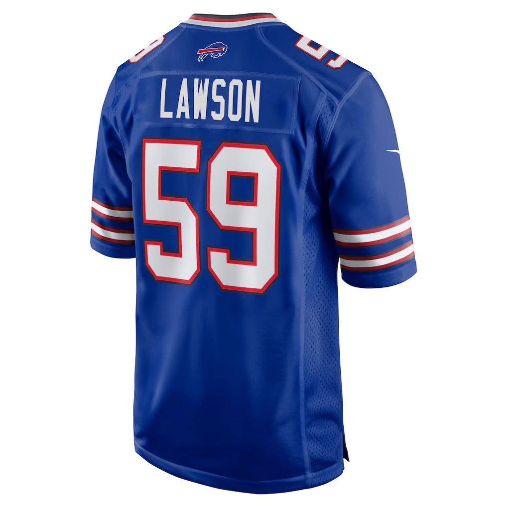 B.Bills #59 Shaq Lawson Royal Team Game Stitched Football American Jersey