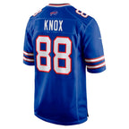 B.Bills #88 Dawson Knox Royal Game Stitched Football American Jersey