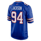 B.Bills #94 Landon Jackson Royal Team Game Stitched Football American Jersey