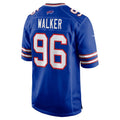 B.Bills #96 Deone Walker Royal Team Game Stitched Football American Jersey